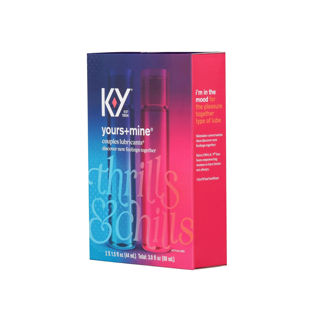 KY YOURS + MINE COUPLES LUBRICANT 3OZ